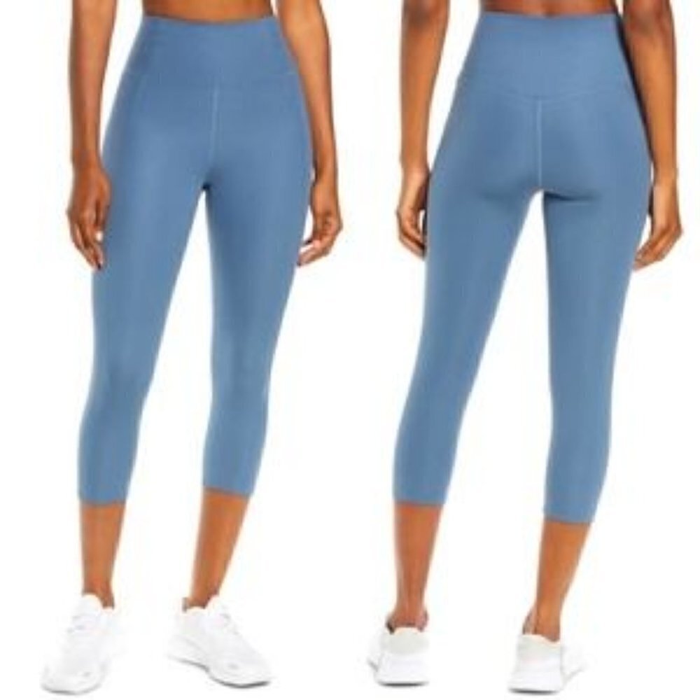 GIRLFRIEND COLLECTIVE High Waist Capri Monarch Leggings NWT Size Small